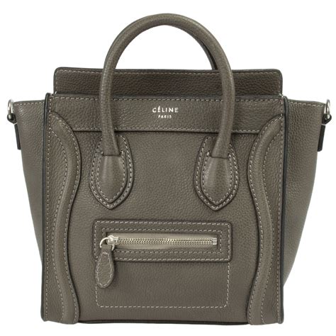 celine nano grey|Celine nano handbags.